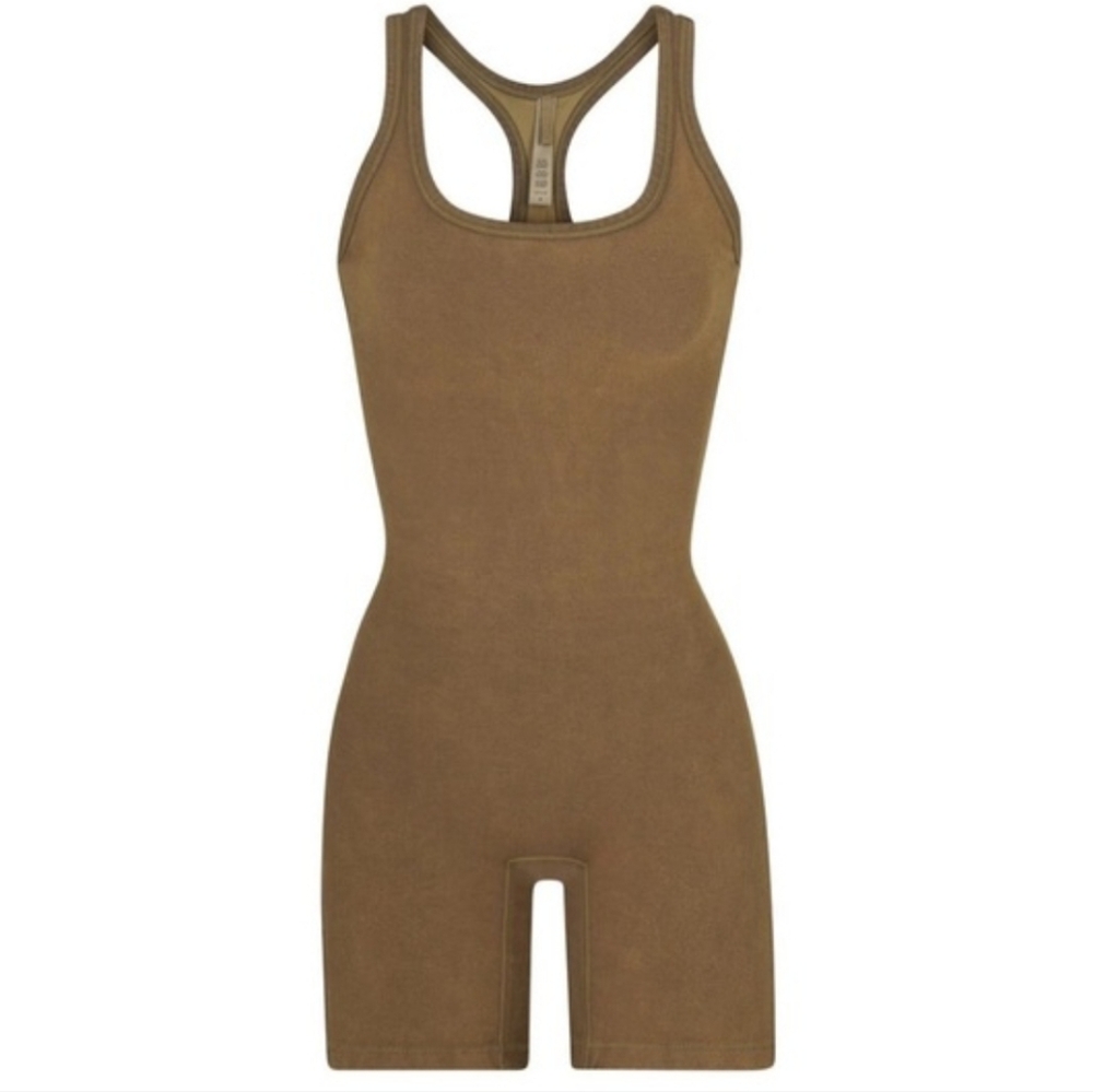 SKIMS Brown Shapewear Bodysuit